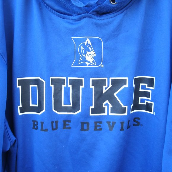 Duke University Blue Devils Polyester Hoodie Size XL - Picture 2 of 16